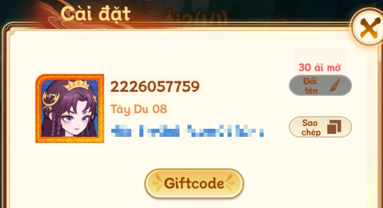 Full bộ code Mộng Tây Du Mục Giftcode thường nằm trong danh sách tùy chọn cá nhân, giúp người chơi dễ dàng nhập mã và nhận quà